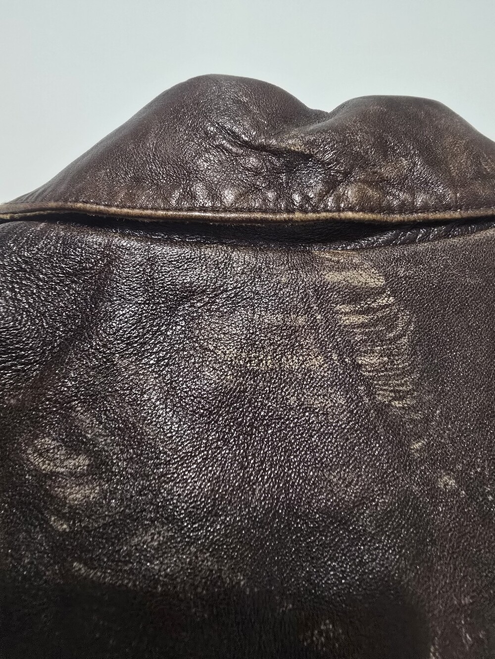 Sandro Raphael Denim Jacket With Leather Detail Long Sleeve Front Button Size L - Picture 14 of 16